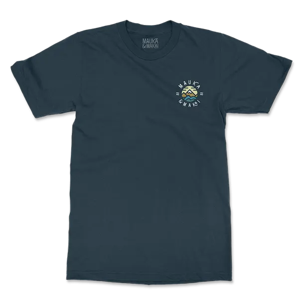 camiseta producidas a mano basic logo profundidades